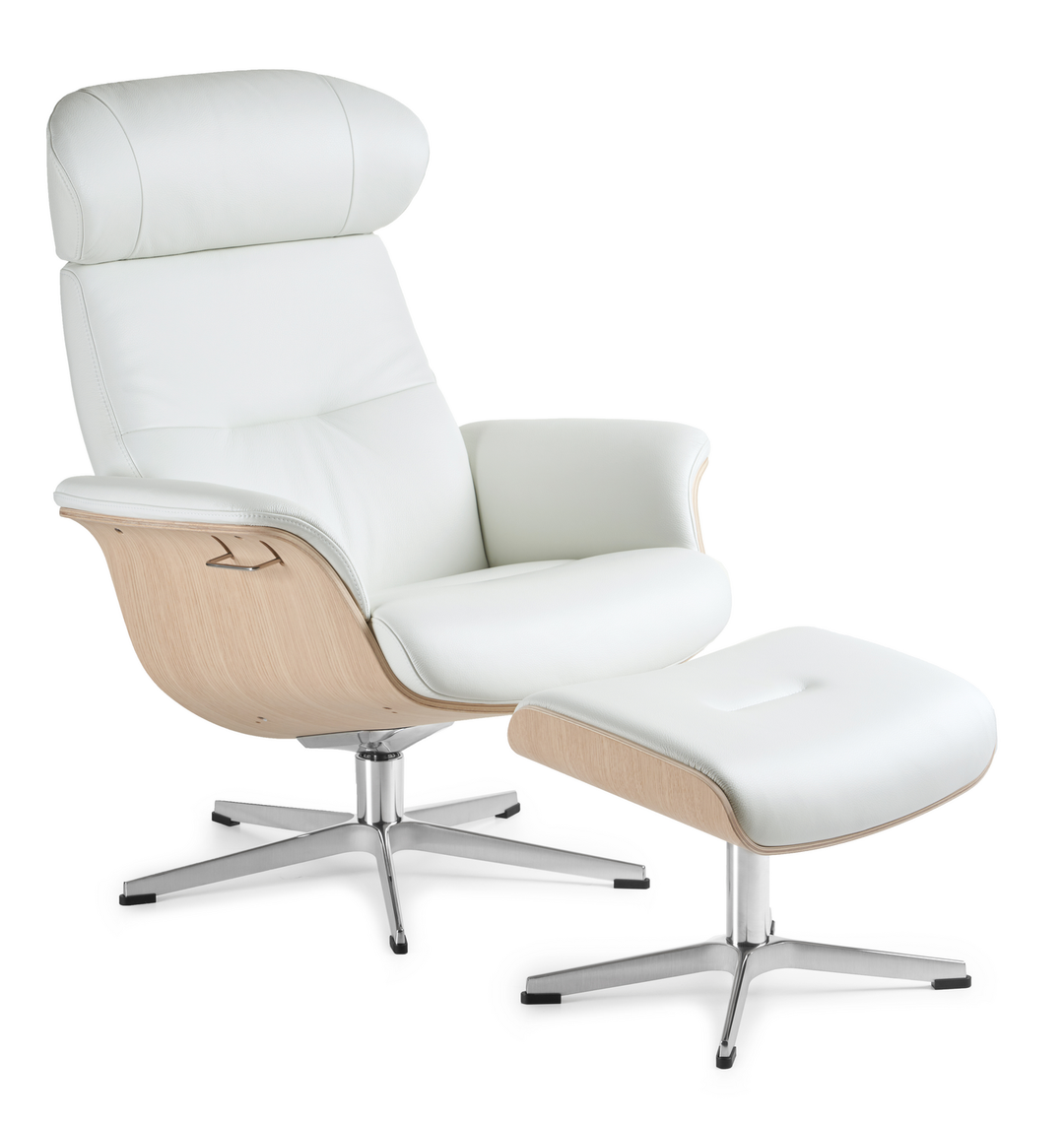 TimeOut Recliner with Footstool - Fantasy Leather