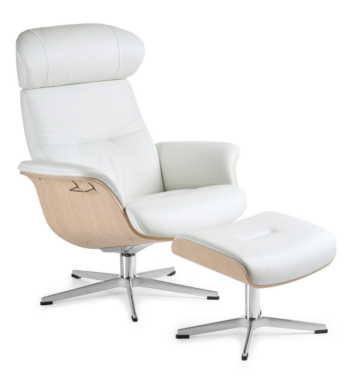 TimeOut Recliner with Footstool - Fantasy Leather