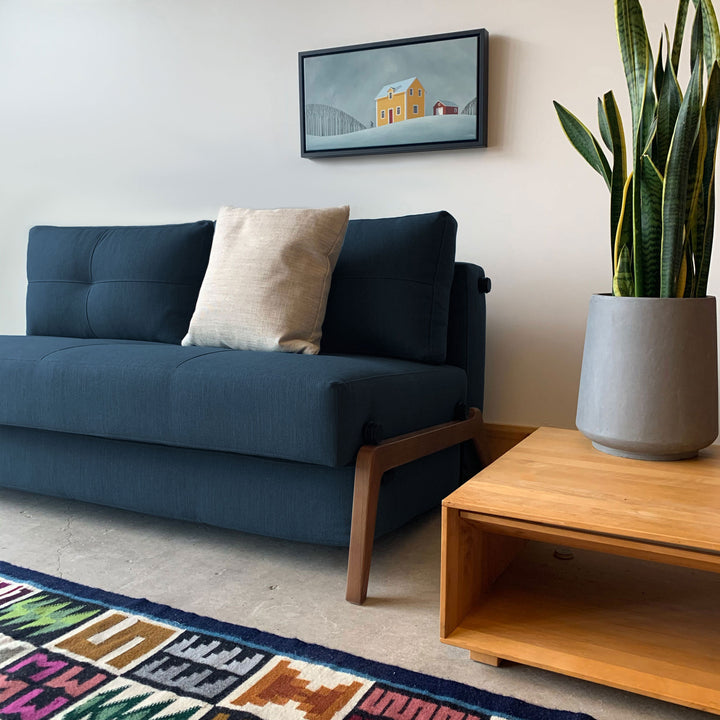 Stretch Sofa Bed - Wood Legs / Double or Queen