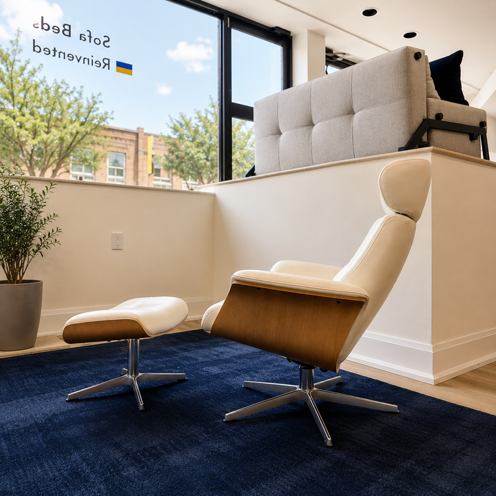 TimeOut Recliner – Fantasy Snow White Leather | Promotional Offer