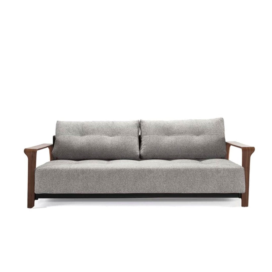 Movie Night Sofa Bed (Queen) with Wood Arms  - Floor Model / Ottawa Store