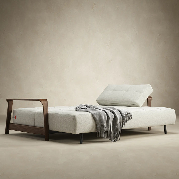 Movie Night Sofa Bed (Queen) with Wood Arms  - Floor Model / Ottawa Store