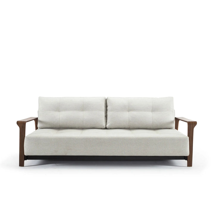Movie Night Sofa Bed (Queen) with Wood Arms  - Floor Model / Ottawa Store