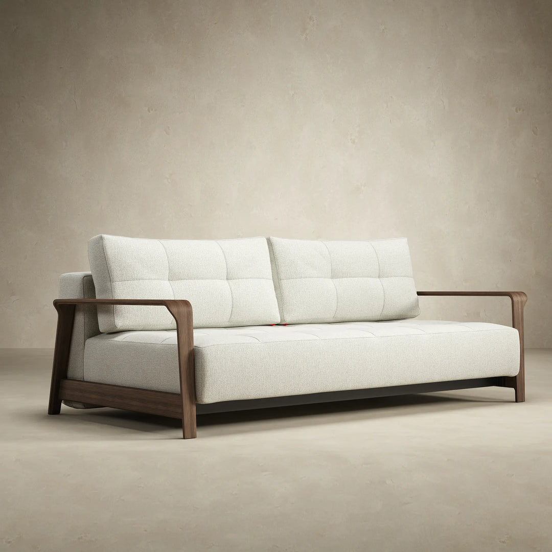 Movie Night Sofa Bed (Queen) with Wood Arms  - Floor Model / Ottawa Store