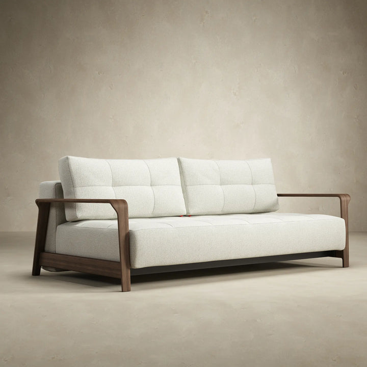 Movie Night Sofa Bed (Queen) with Wood Arms  - Floor Model / Ottawa Store