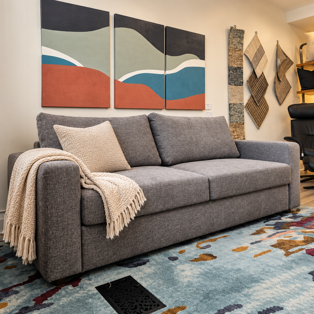 Neah King Sofa Bed – Warm Grey 282 | Floor Model Sale