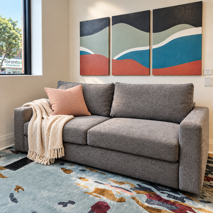 Neah King Sofa Bed – Warm Grey 282 | Floor Model Sale