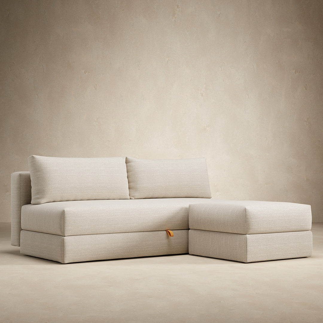 Osvald Armless Storage Sofa Bed (Queen)