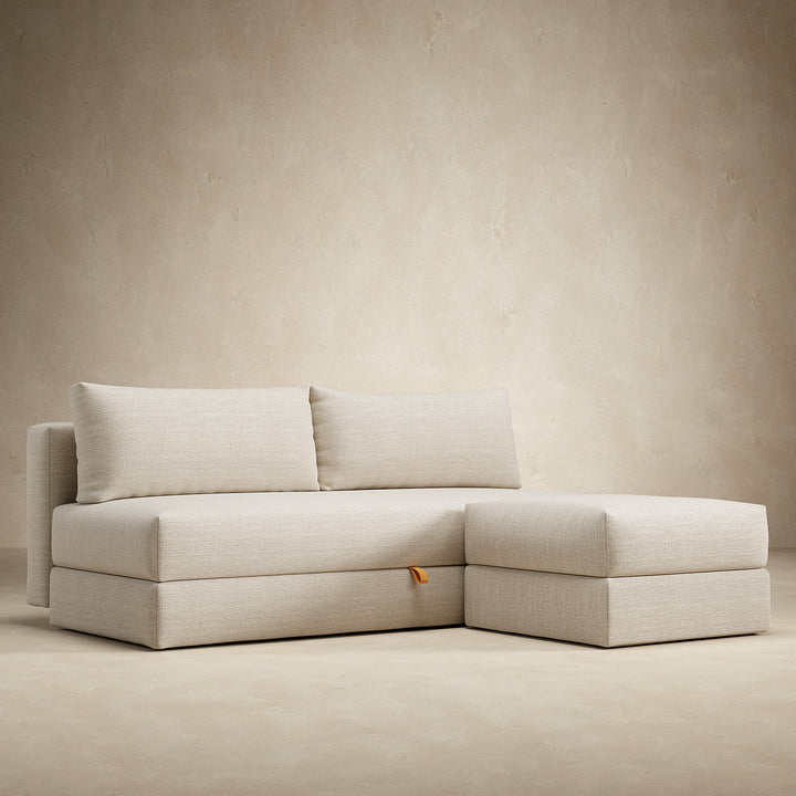 Osvald Armless Storage Sofa Bed (Queen)
