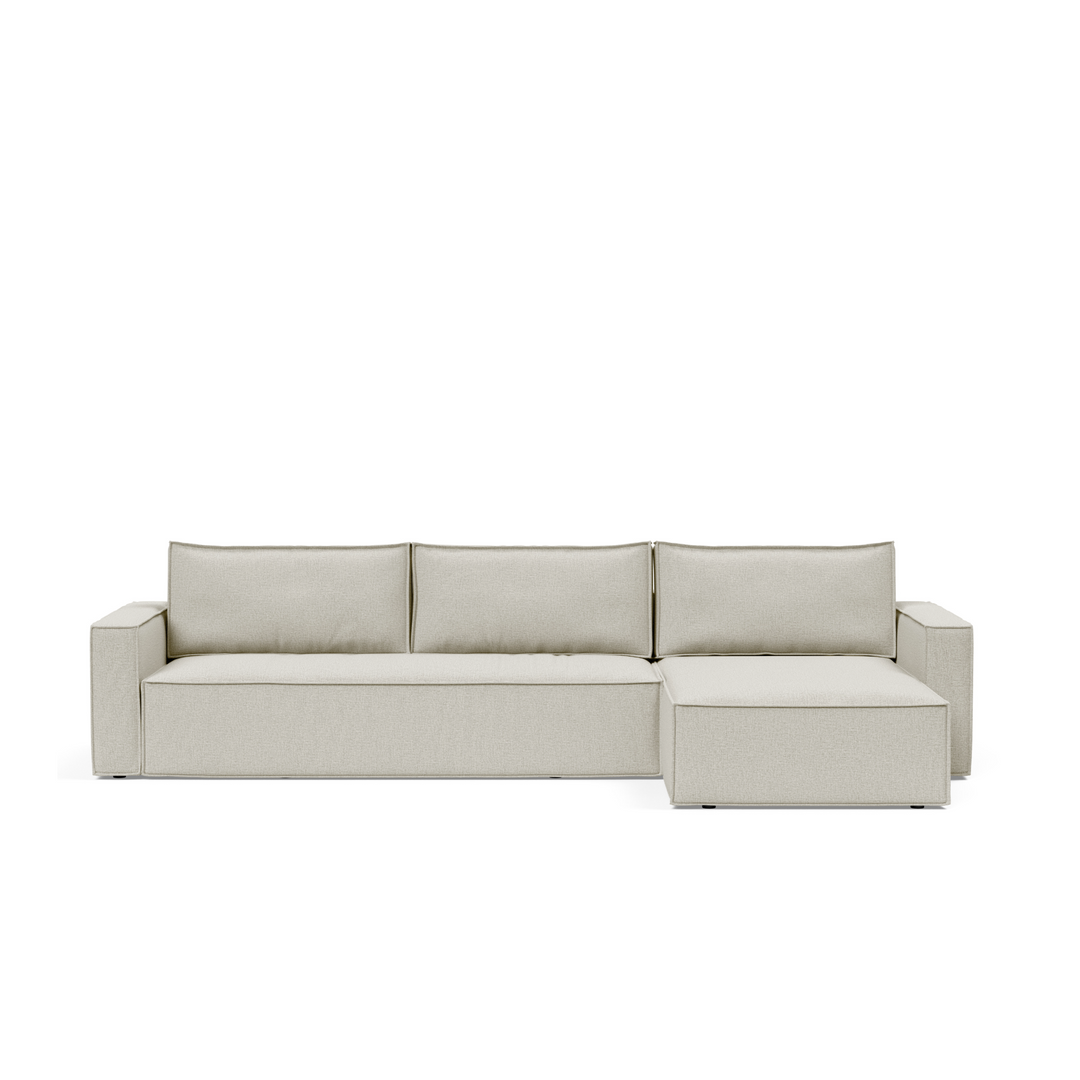 Play Storage Sofa Bed (Queen) with Chaise - With Removable Cover