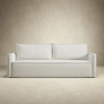 Play Storage Sofa Bed - Slim Arms (Queen) - With Removable Cover