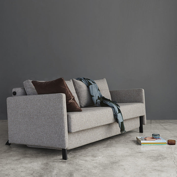 Stretch Sofa Bed - Upholstered Arms / Double or Queen
