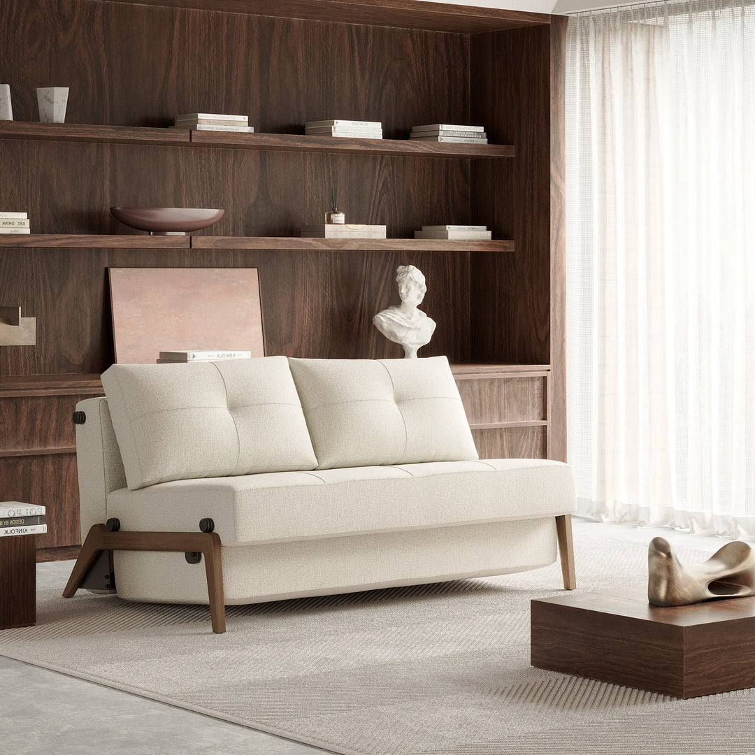 Stretch Sofa Bed (Queen) - Wood Legs