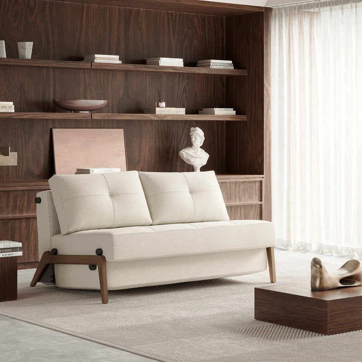 Stretch Sofa Bed (Queen) - Wood Legs
