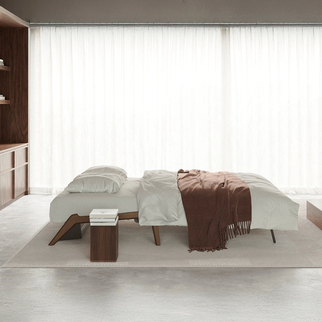 Stretch Sofa Bed (Queen) - Wood Legs