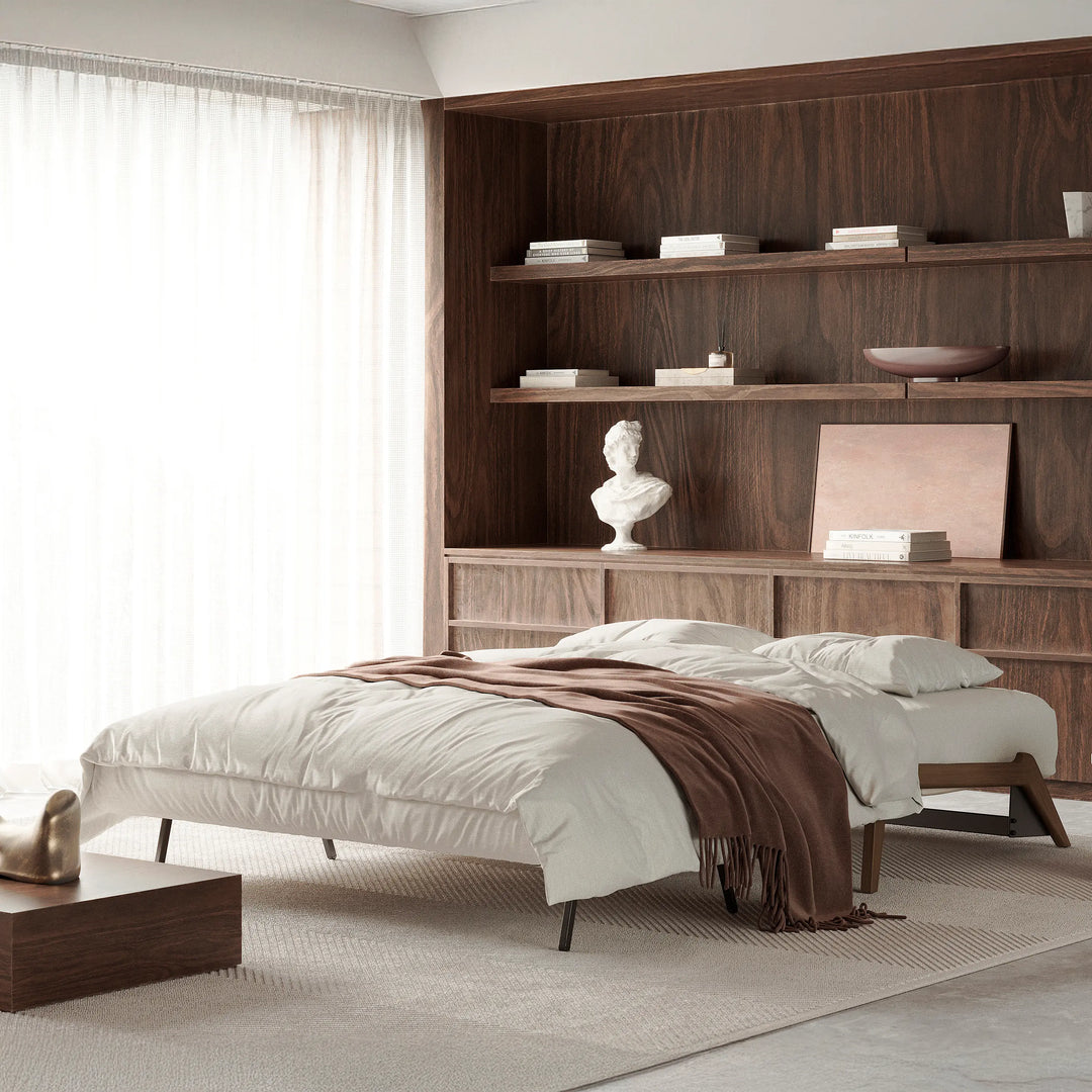Stretch Sofa Bed (Queen) - Wood Legs