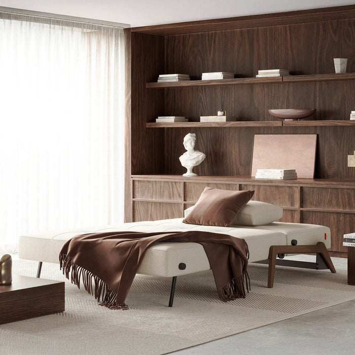 Stretch Sofa Bed (Queen) - Wood Legs