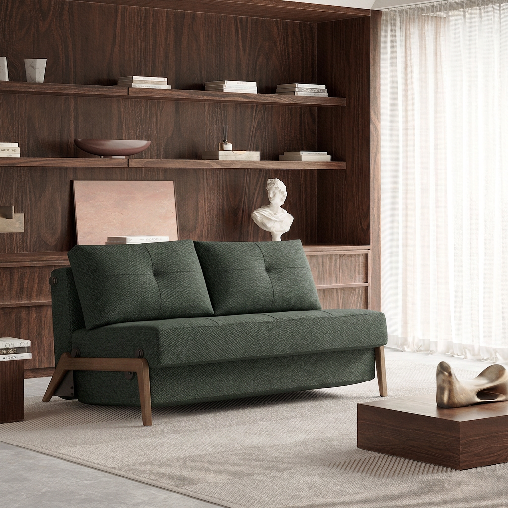 Stretch Sofa Bed - Wood Legs