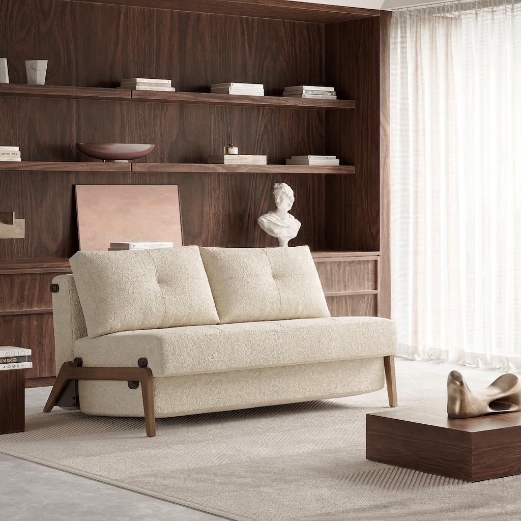 Stretch Sofa Bed - Wood Legs