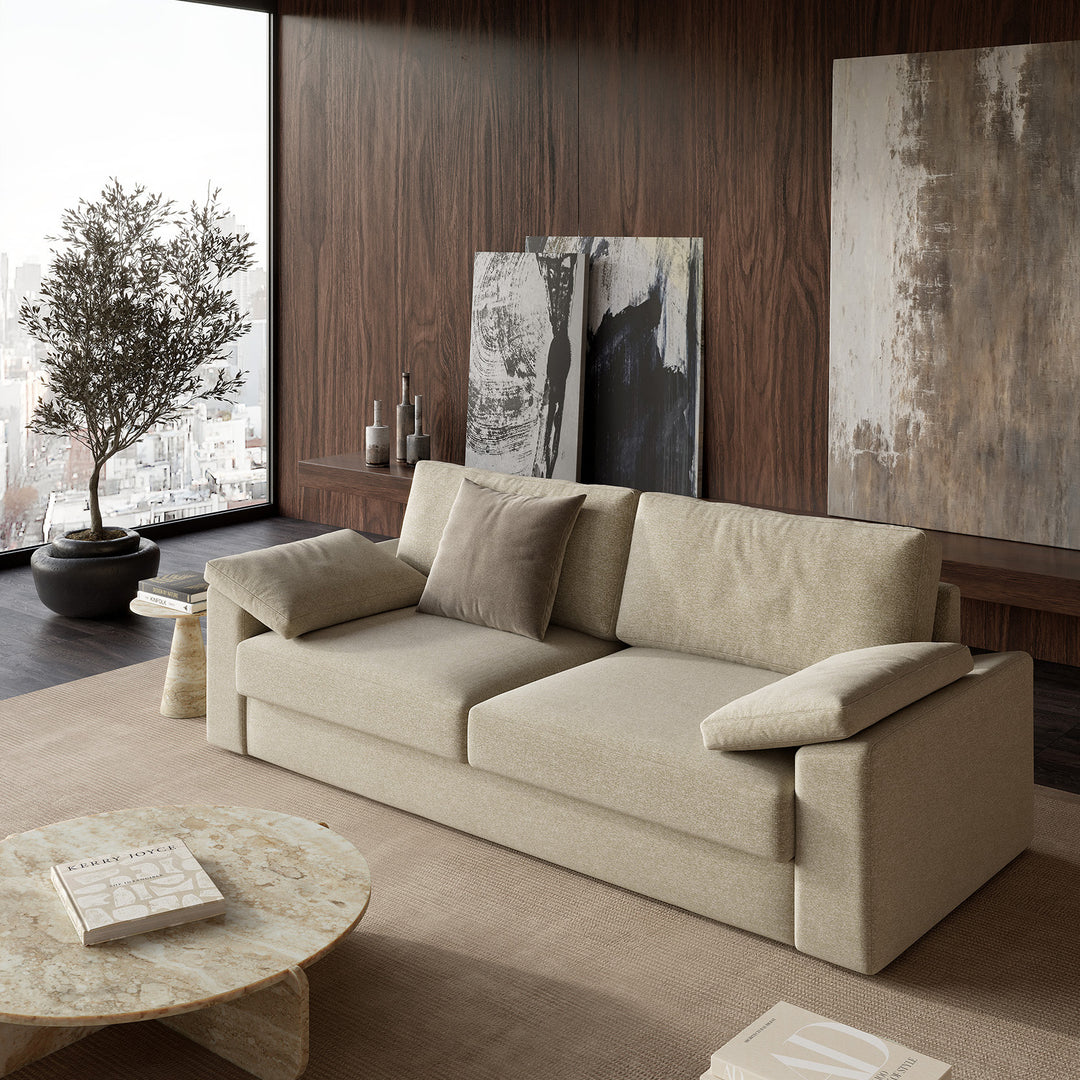 Vilander Sleeper Sofa with Cushion Arms - Queen Size