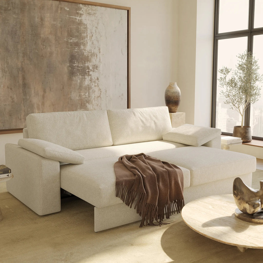 Vilander Sleeper Sofa with Cushion Arms - Queen Size