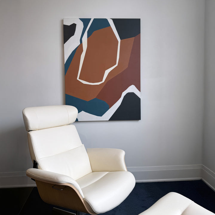 Woodland: Original Acrylic on Canvas 36x48 by HIERAM