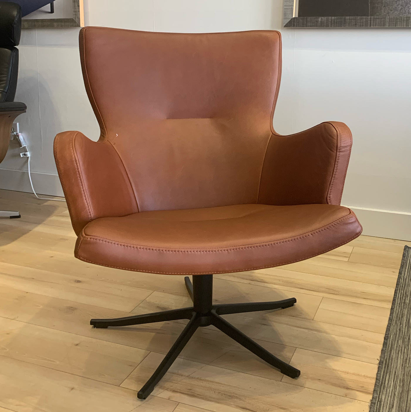 Gyro Lounge Chair - Western Cognac / FLOOR MODEL TORONTO ONLY