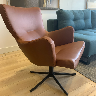 Gyro Lounge Chair - Western Cognac / FLOOR MODEL TORONTO ONLY